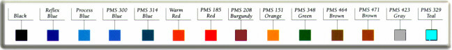 laser checks and laser forms color chart